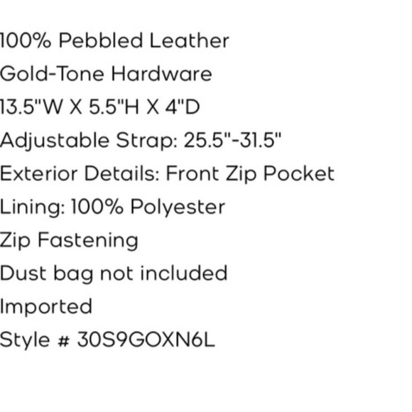 Michael Kors Olive Leather Bag with Gold Details - Picture 11 of 11